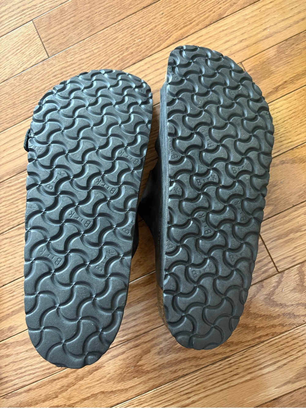 Birkenstock Black Double-Strap Buckle Sandals - Picture 8 of 9
